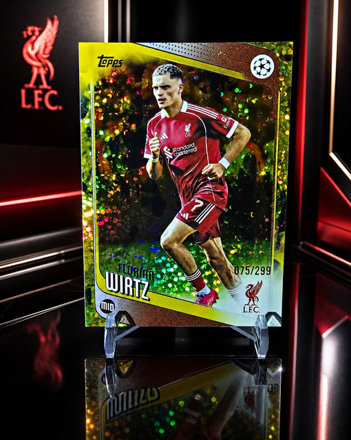 Topps 2026 UEFA Champions League Florian Wirtz Gold Holofoil /299 Liverpool