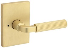 Kwikset 730MALRCT Mirada Privacy Door Lever Set - Brass