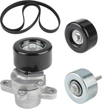 Serpentine Belt and Drive Belt Tensioner Kit Compatible with Nissan Maxima 3.5L