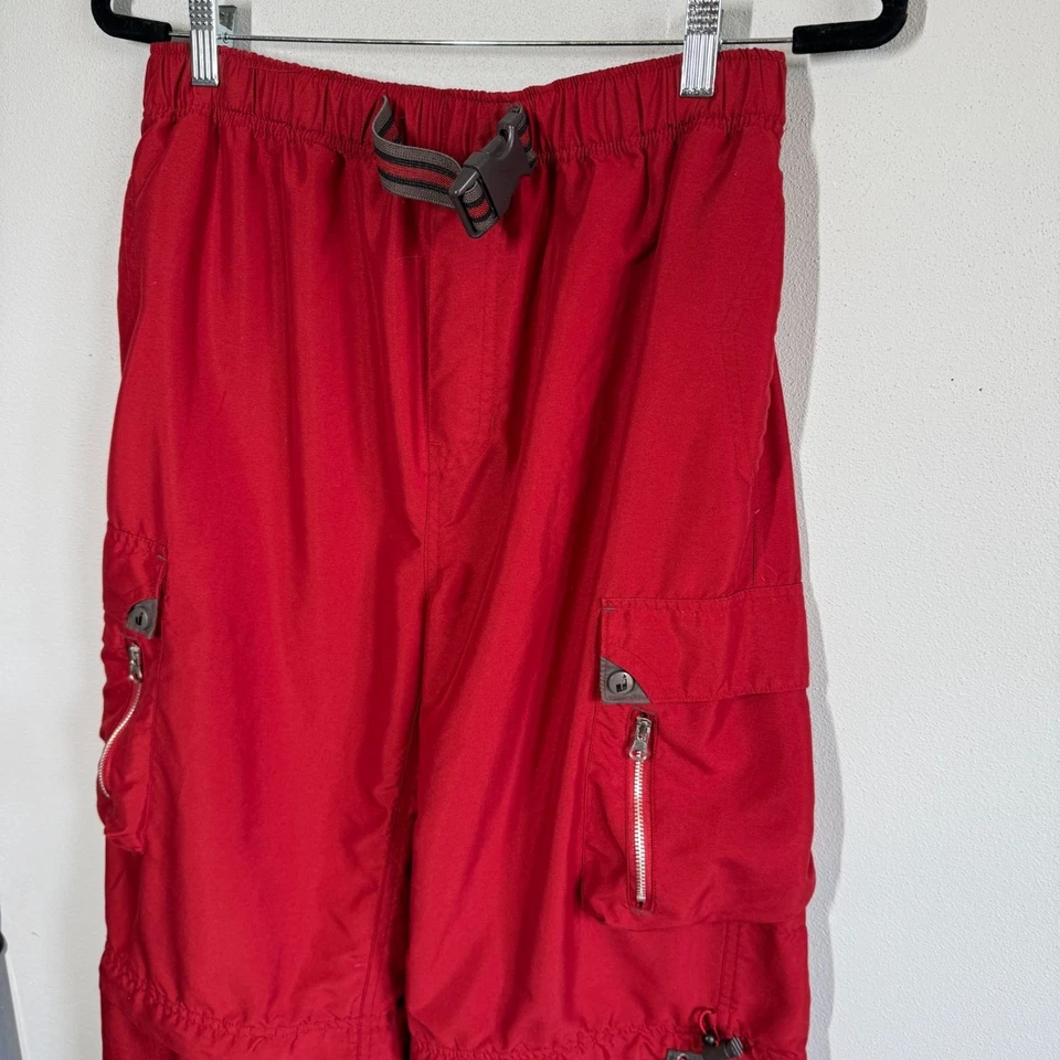 Urban Pipeline Boys Red Cargo Convertible Track Pants XL (18) Hiking Outdoors Gy - Image 3 of 4