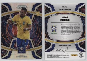 2024 Panini Prizm CONMEBOL Copa America Phenomenon Silver Prizm Vitor Roque #12