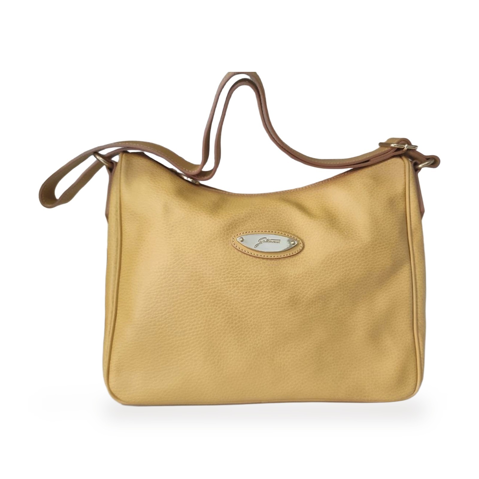 Gattinoni Borsa donna Hobo Pelle Gialla 25x31 cm idea regalo