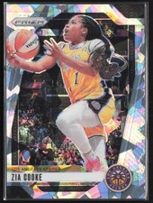 2024 Panini Prizm WNBA Ice Prizms #46 Zia Cooke Los Angeles Sparks