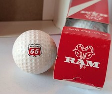 Ram 2 Custom Golf Balls - Surlyn Plus Cover - Vintage - US Philips 66 - 9 Balls
