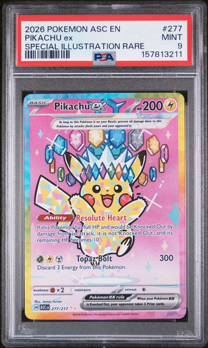 皮卡丘口袋妖怪TCG 9 级罕见个人收藏卡牌游戏卡| eBay