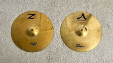 Zildjian 14in Hi-Hat Cymbals A Custom Top & Z Dyno Beat Bottom