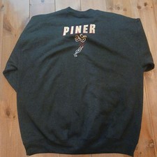 Vintage US Sweatshirt Brushed Lining Back Print Used