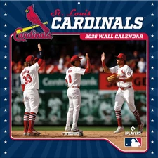 Turner Licensing,  MLB St Louis Cardinals 2026 Wall Calendar, 12'' X 12'', 12-Mo