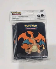 Pokemon TCG Ultra Pro Charizard Card Sleeves 65 ct New & Shipped Fast!