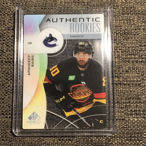 2024-25 UD SP Game Used Acetate Authentic Rookies Arshdeep Bains