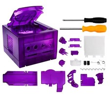 Transparent Box Replacement Case For Nintendo Gamecube Housing Shell Case