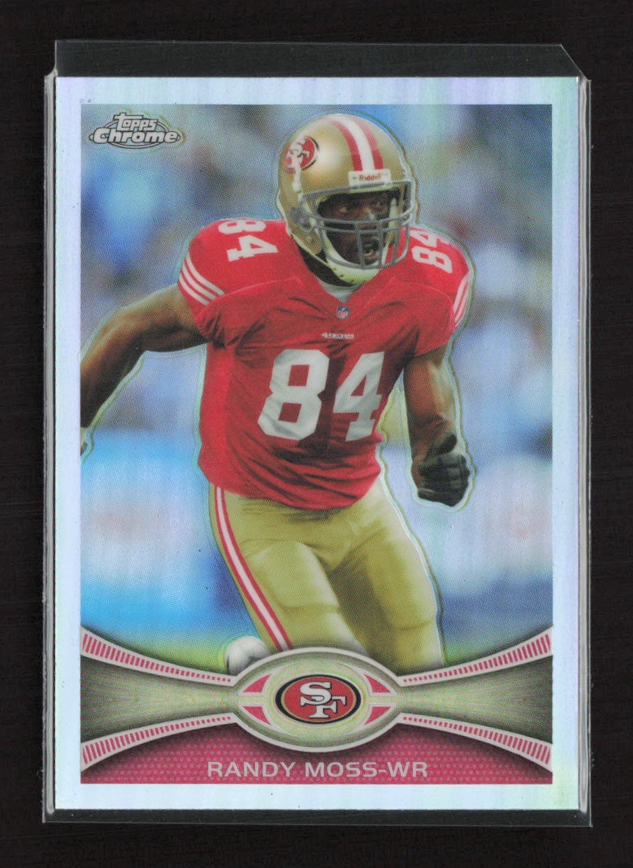 2012 Topps Chrome Refractors #32 Randy Moss San Francisco 49ers