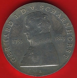 DDR 10 Mark Gedenkmünze 1980 von SCHARNHORST TOP Erhaltung !! BF / ST