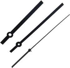 3Pcs Black Clock Hands Repair Kit Wall Clocks Quartz Movement DIY Supplies for 