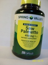 Saw Palmetto 450 Mg 200 Capsules Supports Prostate  Urinary Health