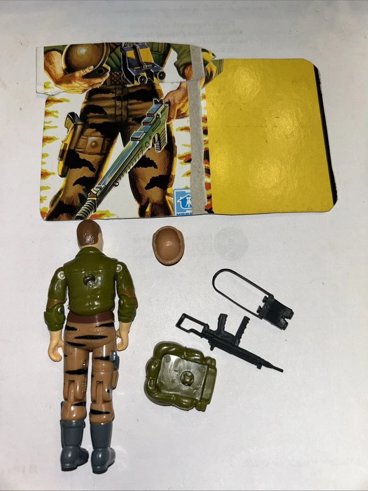 1988 Vintage GI Joe  Tiger Force DUKE v2 Figure Complete w/ File Card SL - Image 3 of 4