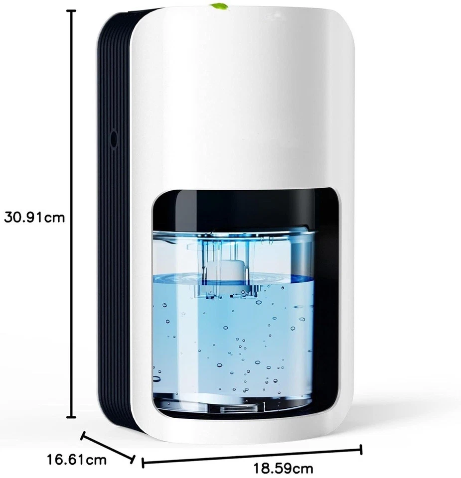 Raumentfeuchter Elektrisch Luftentfeuchter 40 W 0,5 l/24 h 1200 ml dehumifer  - Bild 3 von 4