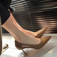 Women Pointed Toe Stilettos Fashion Slip On Shoes Dress Party High Heels Pumps