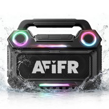 Outdoor Bluetooth Speaker, 160W Loud Bass Rugged, IP67 Waterproof, 24H Playt...