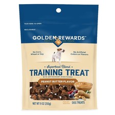 Peanut Butter Flavored Soft Dog Training Treats 9 oz Pouch for Small Medium