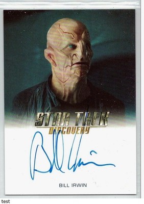 Star Trek Discovery Season 3 auto card Bill Irwin