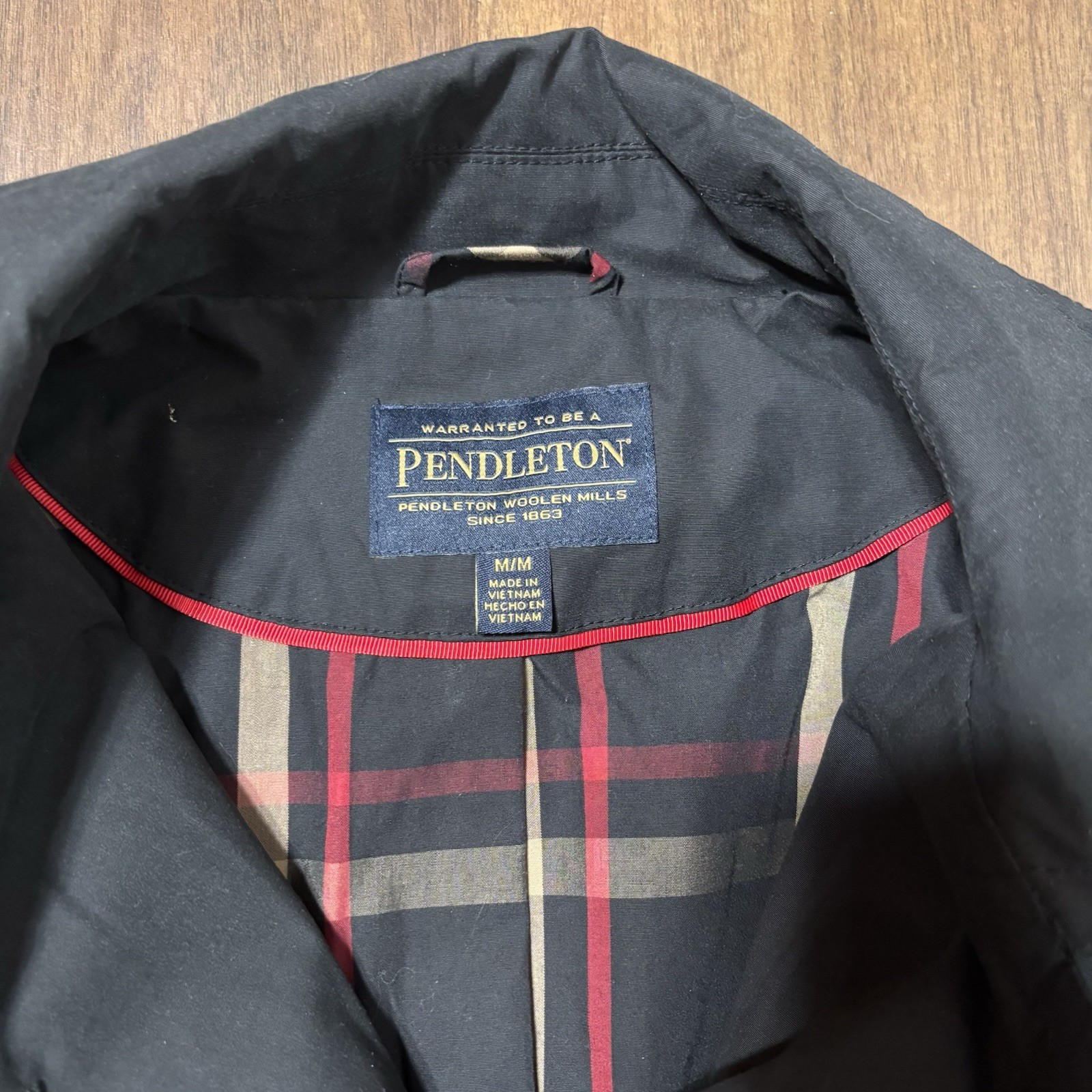 Pendleton Women's Medium Black Classic Trench Coa… - image 4