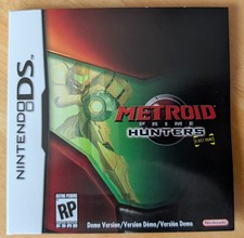 Metroid Prime Hunters First Hunt Demo Edition Nintendo DS Cartridge/Case/Sheet