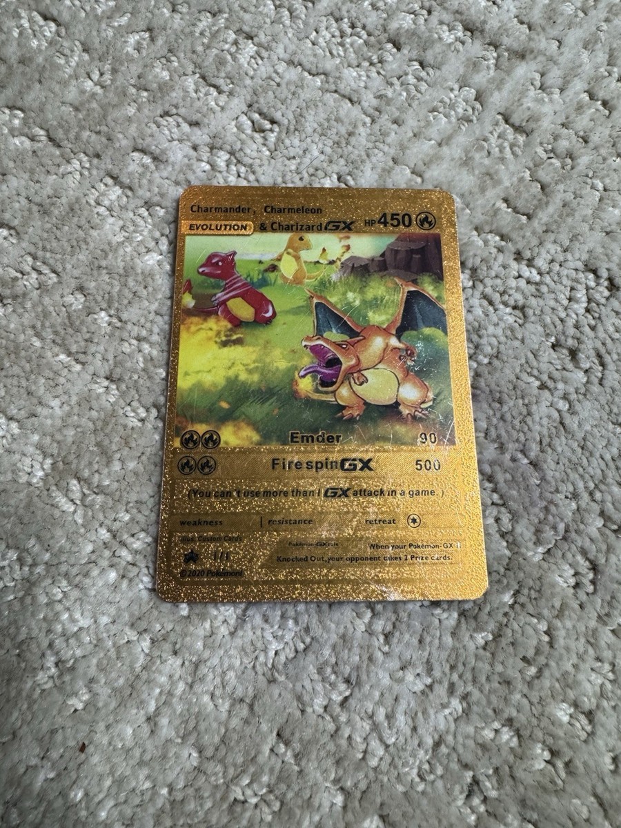 Pokemon Charizard Gx Gold Card | eBay