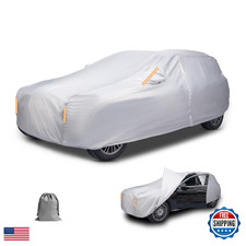 Caromop 10-Layer Waterproof Car Cover All Weather Protection Snow Rain Sun