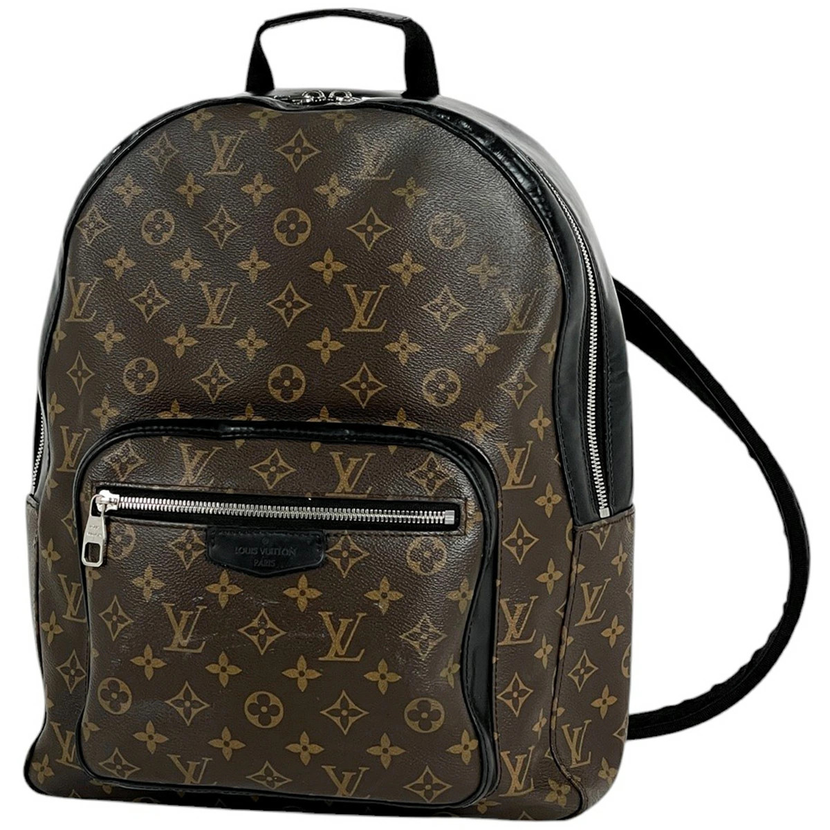 Louis Vuitton Josh Backpack Rucksack Monogram Macassar Brown Black M41530 Men s