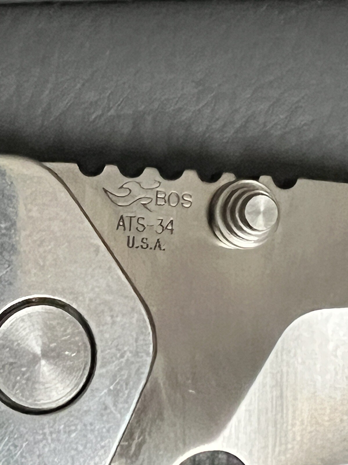 Rare Buck 276 Alpha Hunter Folding Gut Hook Knife ATS34 BOS Rosewood