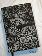 7.5" Tall Book Cover.  Your Choice of Fabric Print. Adjustable.  Handmade in USA