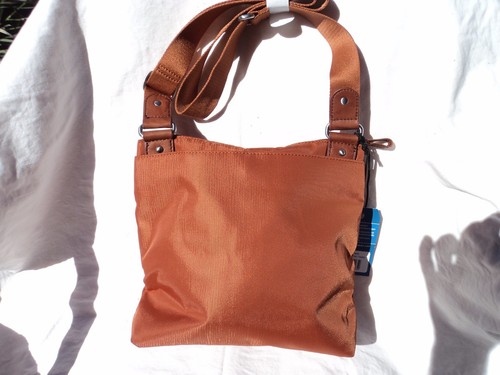 Osgoode Marley 8304 Copper Large Nylon Cross Body Handbag - Picture 2 of 3