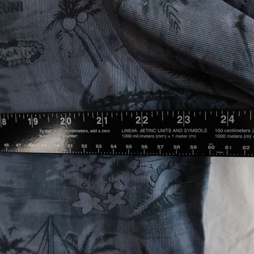 Bugatchi Shirt Mens Large Classic Fit Hawaiian Tropical Fiji Casual Button Up - Picture 4 of 7
