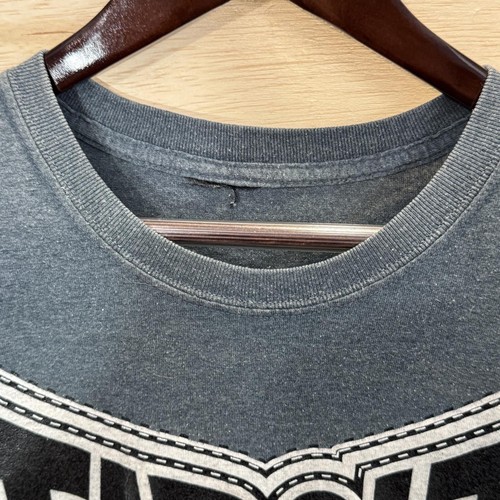 Tapout T Shirt Uomo MMA Y2K Anteriore e Posteriore Grafica UFC Fighting Grigio - Foto 3 di 8