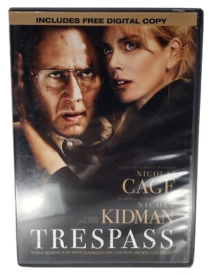 DVD Trespass 2011 Millennium Films Nicolas Cage Nicole Kidman VG 
