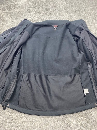 TRU-SPEC Jacket Men 2XL Black Softshell Fleece Lined 24-7 LE Full Zip Bomber - Picture 3 of 10