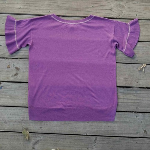 apt 9 Lavender short flutter sleeve 