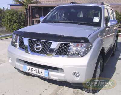 (to fit) Nissan Navara D40 2005-09 Bonnet Guard AIRPLEX range DARK VC49NI0101