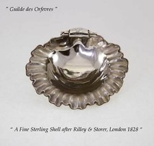 Sterling Silver Shell after Rilley & Storer, London 1828