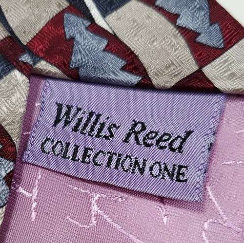 Corbata de Navidad Hombres Jimmy V Seda Willis Caña Coll UN Árbol Gris Topo EE. UU. - Imagen 8 de 11