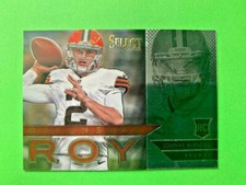 2014 Panini Select Offensive ROY Johnny Manziel Rookie Card