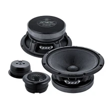 Pair Deaf Bonce Car 6.5 Midrange Speakers 520W 4 Ohm w/ 2.2" Black Tweeters 100W