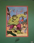 Marvel’s The Incredible Hulk Stan lee signed vintage pin up poster Psa/dna Cert