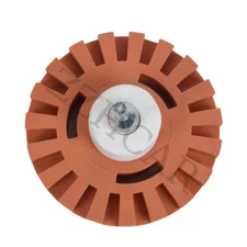 4 inch Decal Removal Eraser Wheel w/ Power Drill Arbor Adapter Rubber Pinstripe