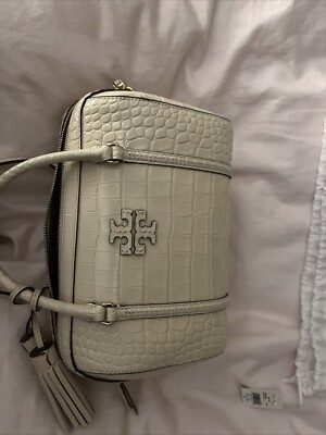 NWT Tory Burch 153463 Thea Mini Satchel Embossed Leather Crossbody in ...