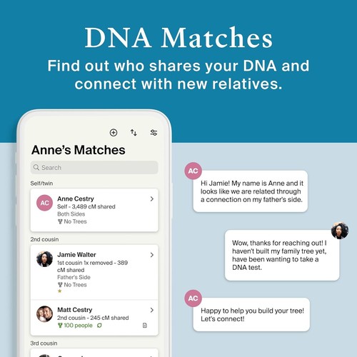 AncestryDNA + Traits Genetic Test Kit: Personalized Genetic Traits | DNA Ethnici - Picture 6 of 9