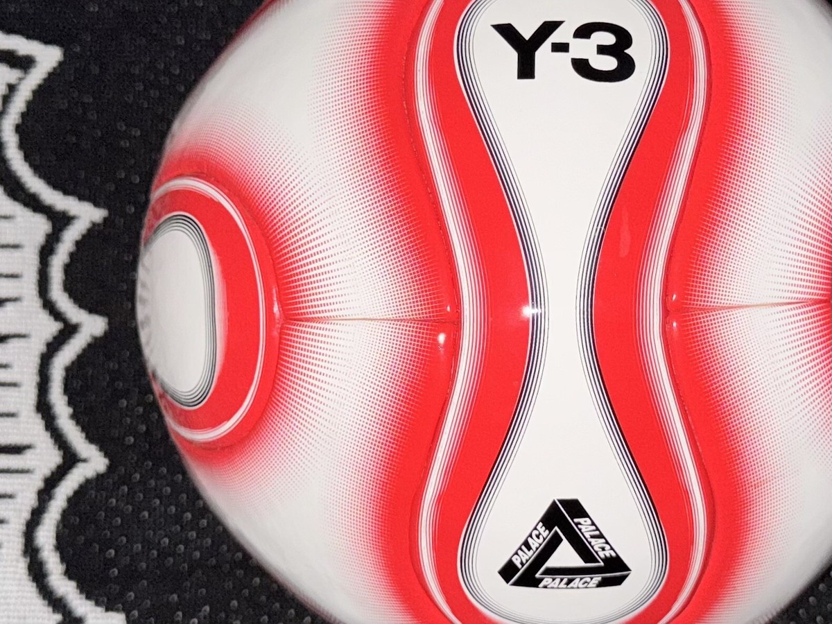 PALACE X Y-3 X ADIDAS TEAMGEIST OFFICIAL SOCCER BALL RED