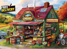 300 Piece Jigsaw Puzzle for Adults Large Piece Shop Puzzle Recycled Cardb.......