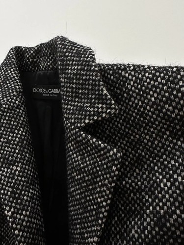 Dolce & Gabbana Women Fitted Blazer Coat Jacket Wool Alpaca Mohair Size 42 - Picture 16 of 17
